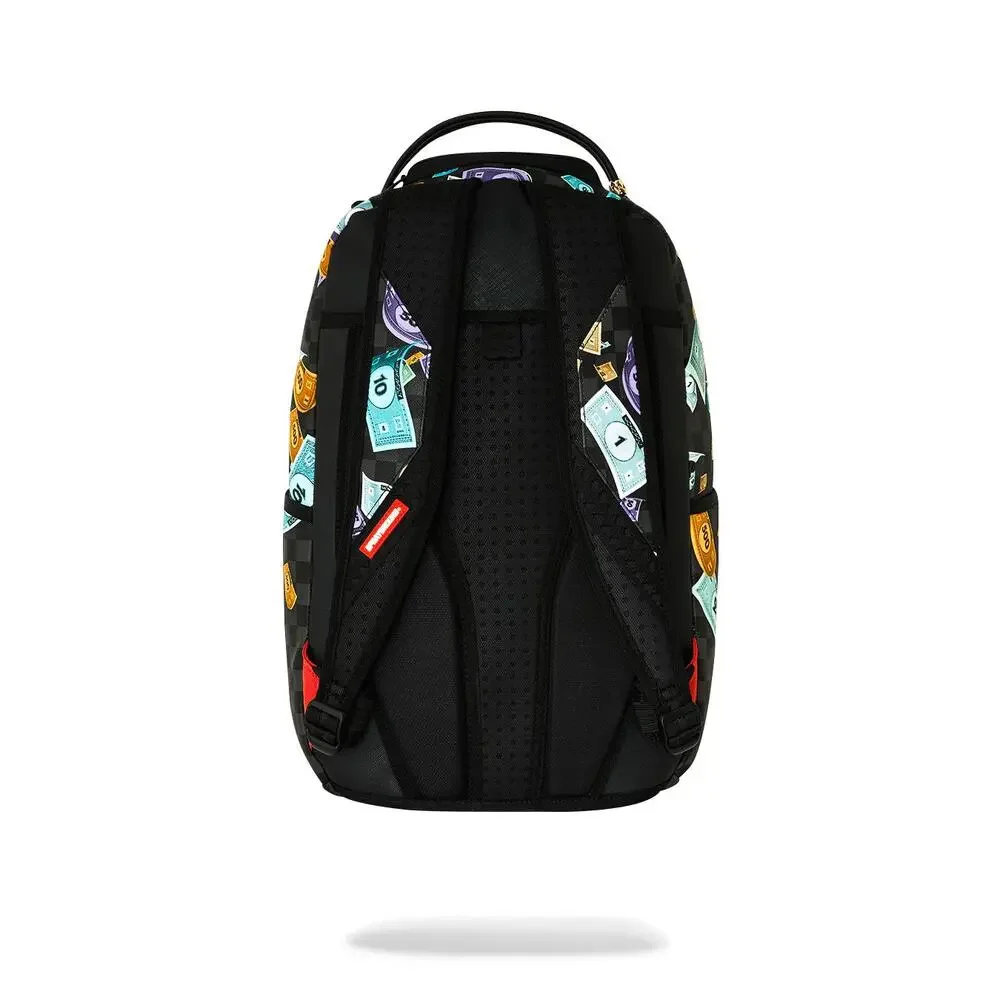 Sprayground Monopoly Time to Go Backpack Unisex Multicolor Shoulder Strap SPR329